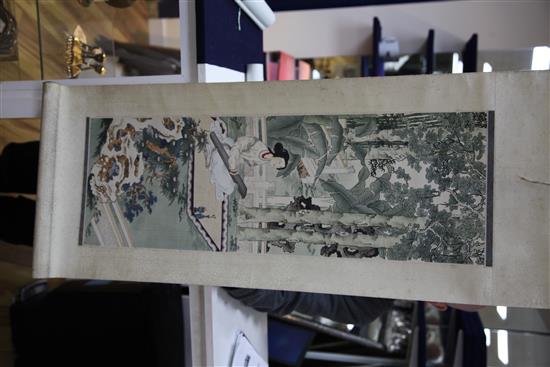 Three Chinese scroll pictures